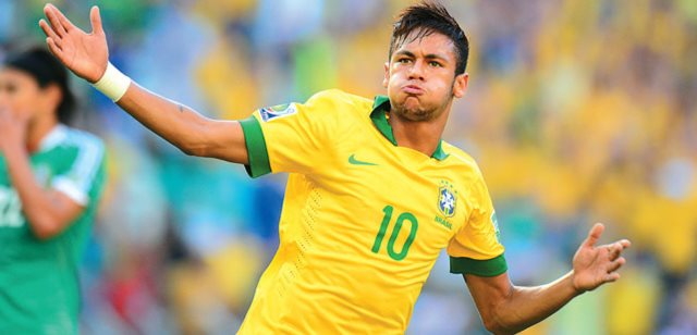 Camiseta Seleção Brasileira autografada Neymar